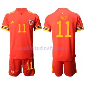 Maillot de Foot Pays de Galles Gareth Bale 11 Domicile UEFA EURO 2020 - Enfant